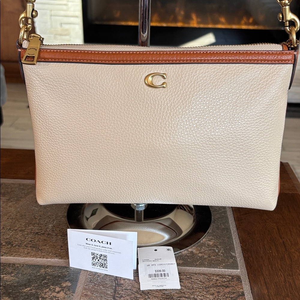 Coach Legacy Zip Top Crossbody in Colorblock